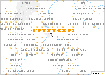 map of Hacienda Cochapamba