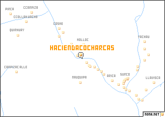 map of Hacienda Cocharcas