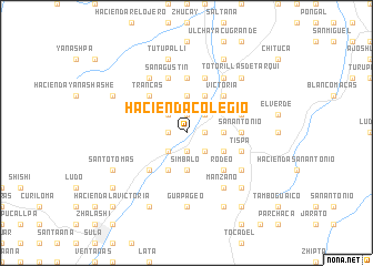 map of Hacienda Colegio