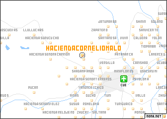 map of Hacienda Cornelio Malo