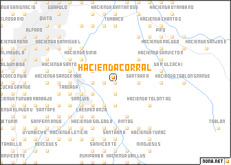 map of Hacienda Corral