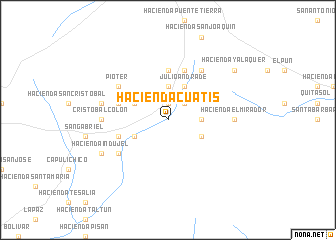map of Hacienda Cuatis