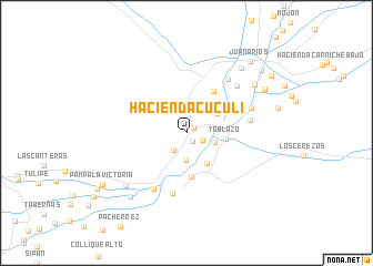 map of Hacienda Cuculí