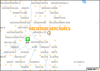 map of Hacienda Cuenca Urcu