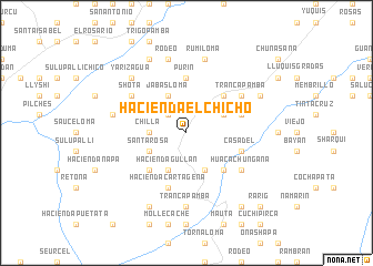 map of Hacienda El Chicho