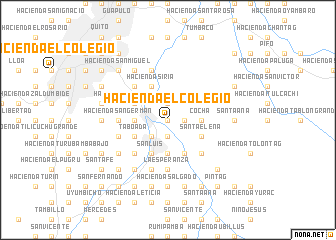 map of Hacienda El Colegio