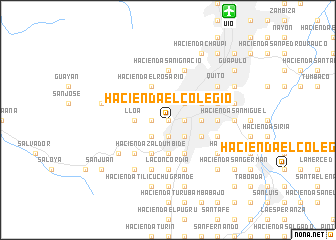 map of Hacienda El Colegio