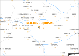 map of Hacienda El Huásimo