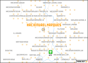 map of Hacienda El Marqués