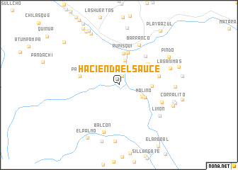 map of Hacienda El Sauce