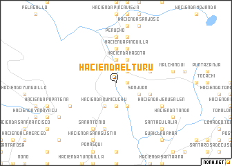map of Hacienda El Turu