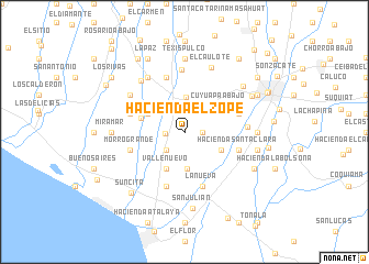 map of Hacienda El Zope