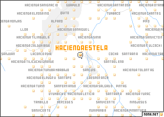 map of Hacienda Estela