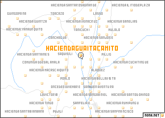 map of Hacienda Guaitacamito