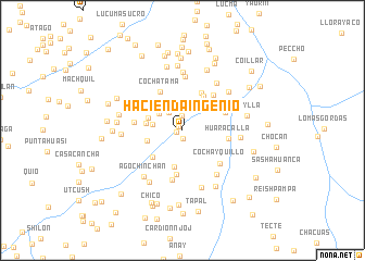 map of Hacienda Ingenio