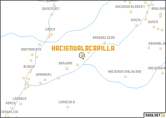 map of Hacienda La Capilla