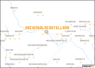 map of Hacienda La Castellana