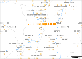 map of Hacienda La Delicia