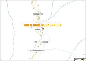 map of Hacienda La Esmeralda