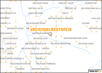 map of Hacienda La Estancia