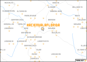 map of Hacienda La Florida