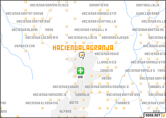 map of Hacienda La Granja