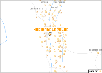 map of Hacienda La Palma