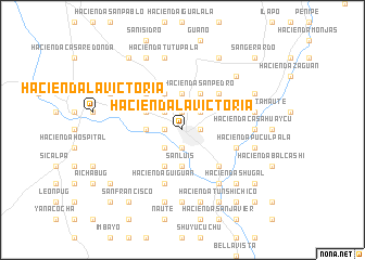 map of Hacienda La Victoria