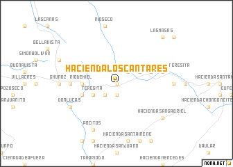 map of Hacienda Los Cantares