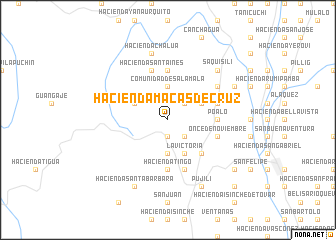 map of Hacienda Macas de Cruz
