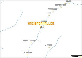 map of Hacienda Mallco