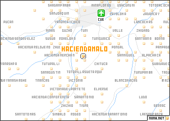 map of Hacienda Malo