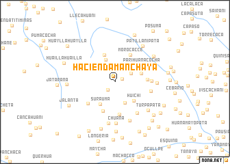 map of Hacienda Manchaya