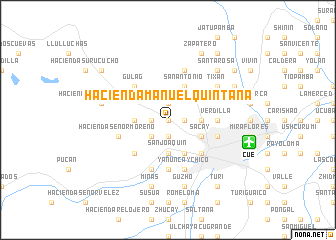 map of Hacienda Manuel Quintana