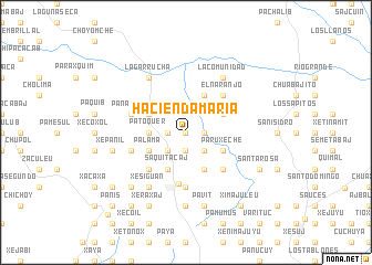 map of Hacienda María
