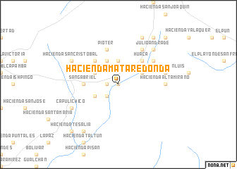 map of Hacienda Mata Redonda