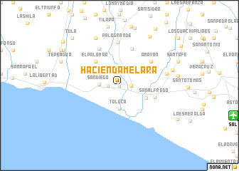 map of Hacienda Melara