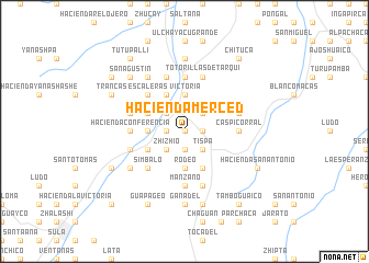 map of Hacienda Merced