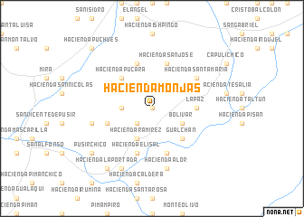 map of Hacienda Monjas