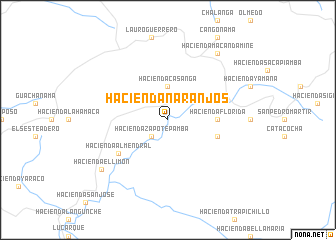 map of Hacienda Naranjos