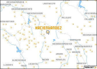 map of Hacienda Noez