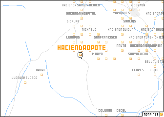 map of Hacienda Opote