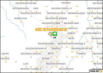 map of Hacienda Osorio