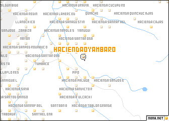 map of Hacienda Oyambaro