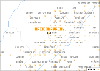 map of Hacienda Pacay