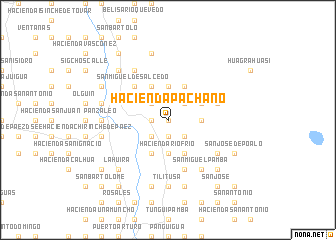 map of Hacienda Pachano