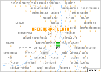 map of Hacienda Patulata