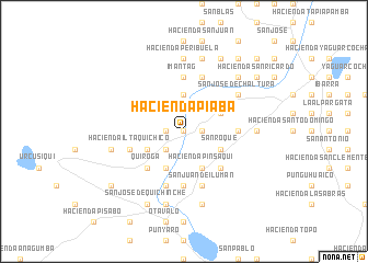 map of Hacienda Piaba