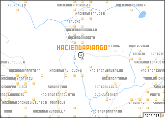 map of Hacienda Piango
