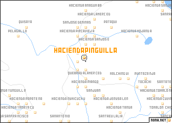 map of Hacienda Pinguilla